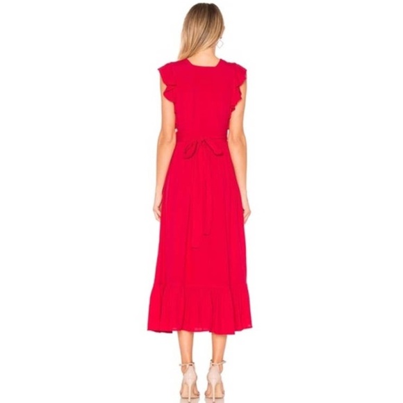 Majorelle Revolve Mistwood Midi Dress in Red - Picture 9 of 12